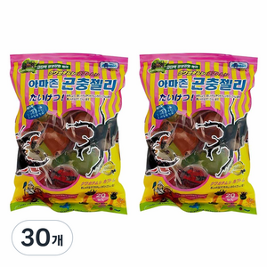 아마존 곤충젤리, 혼합색상, 30개