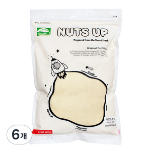웰넛 너츠업 아몬드분말, 1kg, 6개