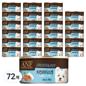 ANF 강아지 치킨라이스캔, 치킨라이스맛, 95g, 72개
