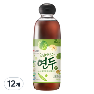 연두 요리에센스 순, 830ml, 12개