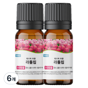 NAMU 양모볼 오일 라튤립 10ml, 6개