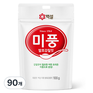 백설 발효 감칠맛 미풍, 100g, 90개