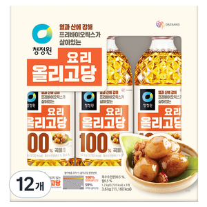 청정원 요리 올리고당, 1.2kg, 12개