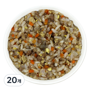 짱죽 실온이유식 한우콩나물야콘밥 완료기, 혼합맛(한우/콩나물), 160g, 20개
