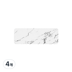 마블패턴 개수대 매트, 03 화이트마블, 4개