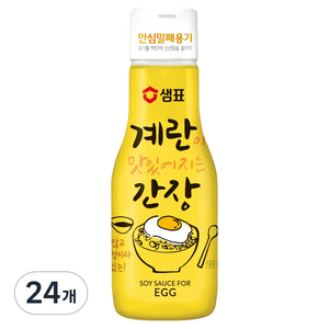 샘표 계란이 맛있어지는 간장, 200ml, 24개