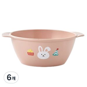 애니멀힐즈 국산 디저트래빗 옥수수 손잡이 스낵볼, 혼합색상, 6개