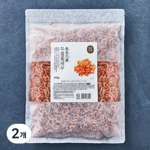 어식백세 두절 꽃새우, 500g, 1개입, 2개