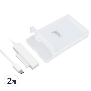 넥시 USB3.1 C 타입 2.5인치 외장하드 케이스, NX-218U31, 2개