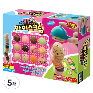 애들랜드 시원달달 아이스크림 보드게임, 혼합색상, 5개