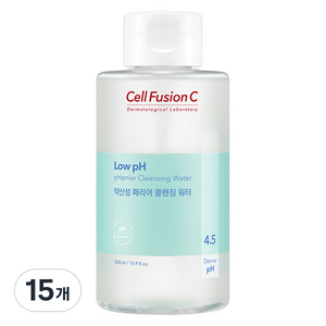 셀퓨전씨 약산성 패리어 클렌징 워터, 500ml, 15개