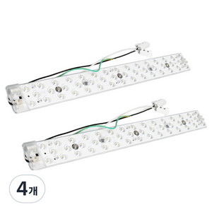 라이톤 KDT LM FPL 36W 대체 LED 모듈 형광등 25W, 주백색, 4개