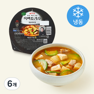 비비고 흑백요리사 술빚는 윤주모셰프 애호박찌개 (냉동), 200g, 6개