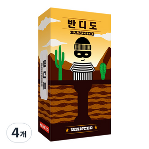 팝콘에듀 반디도 보드게임, 혼합색상, 4개