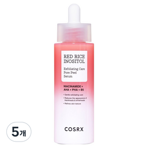 코스알엑스 레드 라이스 이노시톨 익스폴리에이팅 케어 포어 필 세럼, 5개, 80ml