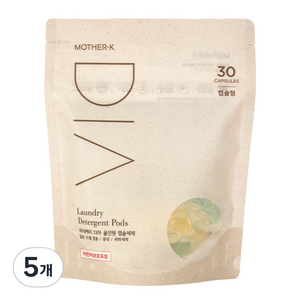 마더케이 디아 올인원 유아 캡슐세제 30p, 405g, 5개