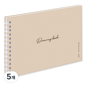 뮤니드 미니 드로잉북 베이지 130g, 215 X 152 mm, 5개