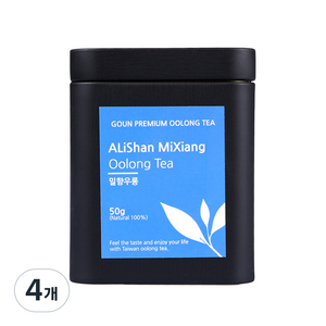 GOUN 밀향 우롱차, 50g, 4개, 1개입