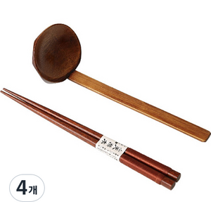 라면 젓가락 스푼 세트, MP149, 젓가락 + 숟가락, 4개