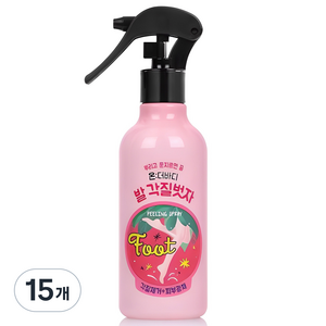 온더바디 코튼풋 발 각질벗자 풋필링 스프레이, 1개입, 15개, 240ml