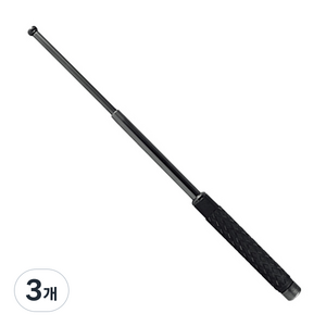 차이코스트 호신용 삼단봉 호신용품 블랙, 3개