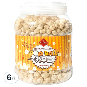 카무트 고대곡물 팝볼 브랜드밀, 180g, 6개