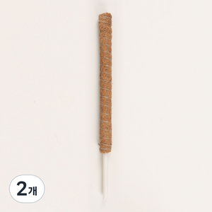플레노 코코봉 식물지지대 플라스틱 슬림 60cm, 2개