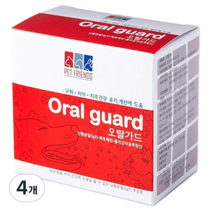petfriends 반려동물 오랄가드 영양제, 30g, 구강/치석관리, 4개