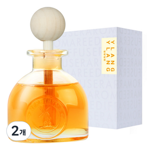 허브타임 퍼퓸 플러스 차량용 디퓨저 60ml 본품, 일랑일랑, 2개