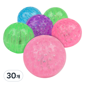 LED 탱탱바운스 손목공, 랜덤발송, 30개
