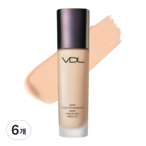 브이디엘 엑스퍼트 퍼펙트 핏 파운데이션 30ml, 6개, A02