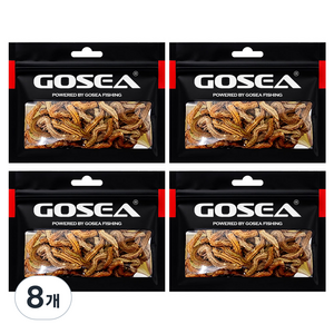 고씨낚시 동결건조 낚시 홍갯지렁이 GSF-L1-H, 10g, 8개