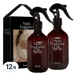 헤트라스 멀티프래그런스 라이프 스프레이 섬유향수 그레이프프루트 300ml x 2p, 12개