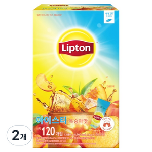 립톤 복숭아 아이스티, 14g, 120개입, 2개