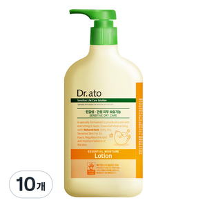 닥터아토 유아용 에센셜 모이스춰 로션, 500ml, 10개