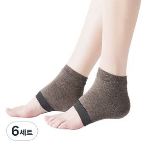 올이즈유 발뒷꿈치 풋케어 용품 양발착용 세트 멜란지, 6세트, 36g