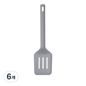 코멧 실리콘 뒤집개, 그레이, 6개