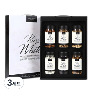 너트리 견과류 선물세트 6종 순백 5호, 3세트