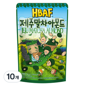 바프 제주말차 아몬드, 190g, 10개