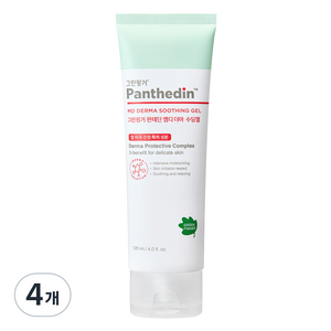 그린핑거 판테딘 엠디 더마 수딩젤, 120ml, 4개
