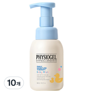 피지오겔 데일리 모이스쳐 테라피 베이비 탑투토 워시, 300ml, 10개