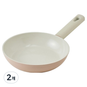 락앤락 인덕션 로즈골드 세라믹 프라이팬, 20cm, 2개