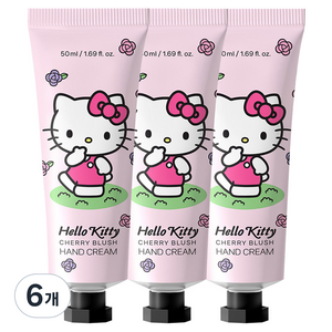 아텍스 헬로키티 핸드크림 체리블러쉬향, 50ml, 6개