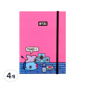 스튜디오에잇 라인프렌즈 BT21 다이어리M, 망, 4개