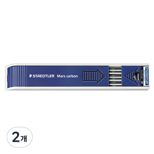 스테들러 마스 카본 홀더심 200 HB, 2mm, 24개