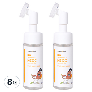 정글몬스터 반려동물 뽀독뽀독 워터리스 발 세정제, 150ml, 1개입, 8개
