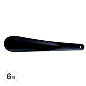 제이엠투 플라스틱 미니 구두주걱, 블랙, 6개