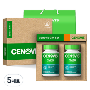 세노비스 마그네슘 90g + 쇼핑백, 90정, 5세트