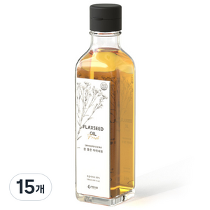 청양식품 참 좋은 아마씨유, 180ml, 15개