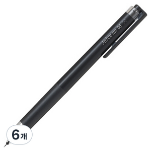 파이롯트 쥬스업 볼펜 0.5mm, 6개, 블랙